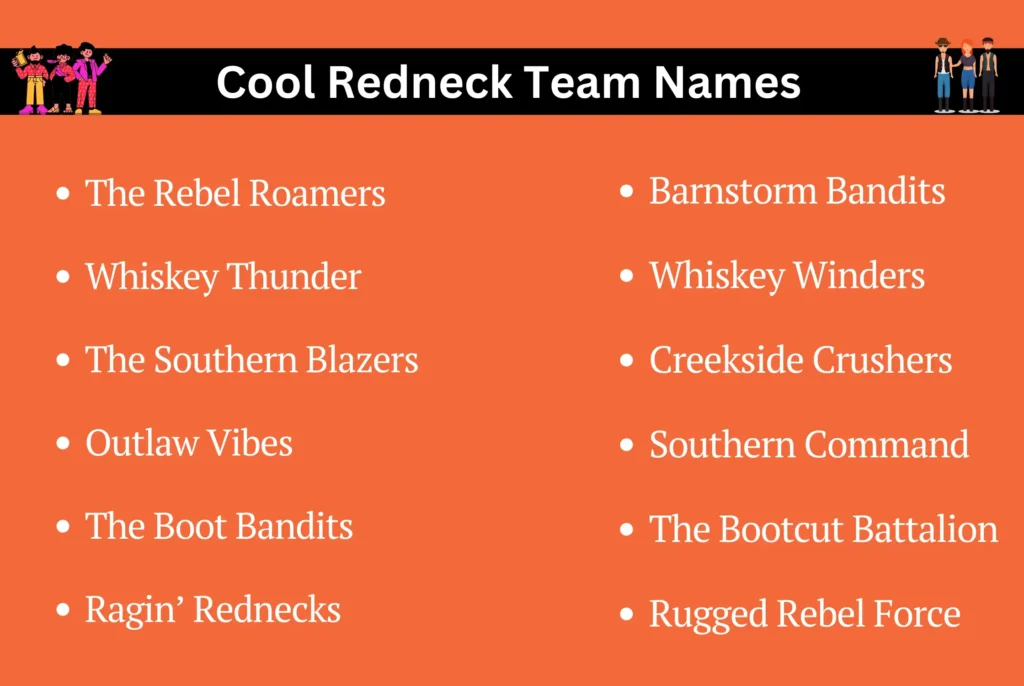 Cool Redneck Team Names
