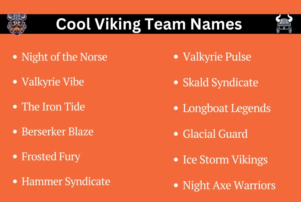 Cool Viking Team Names