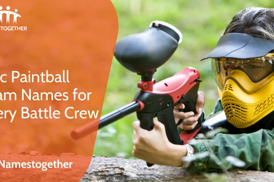 Epic Paintball Team Names for Every Battle Crew