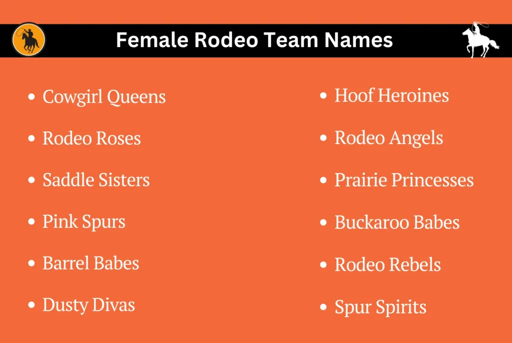 Female Rodeo Team Names