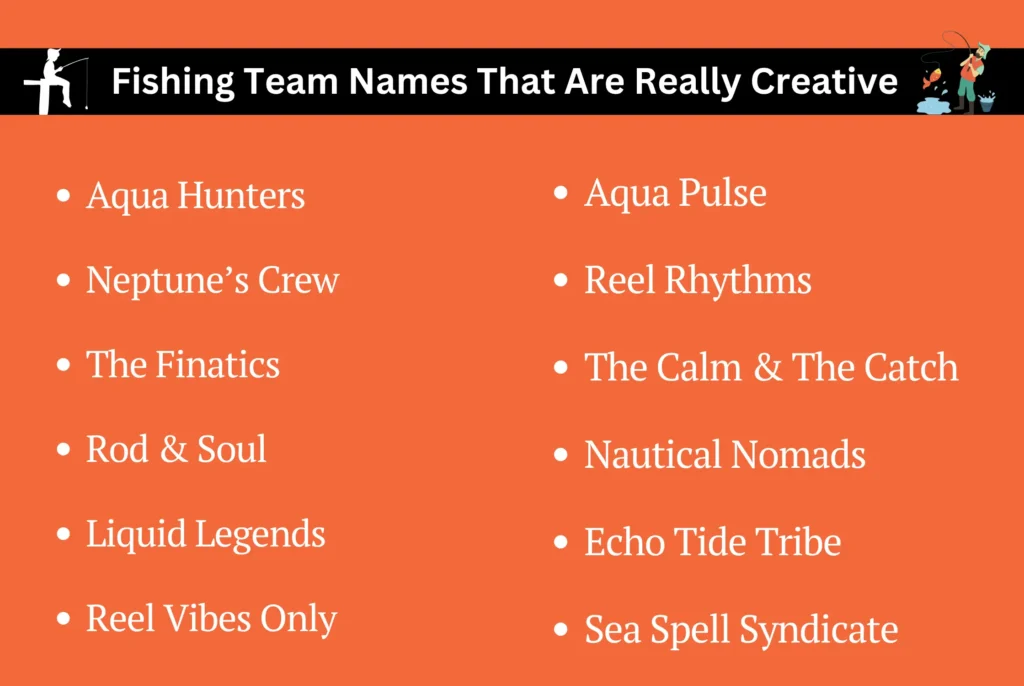 Fishing Team Names That Are Really Creative