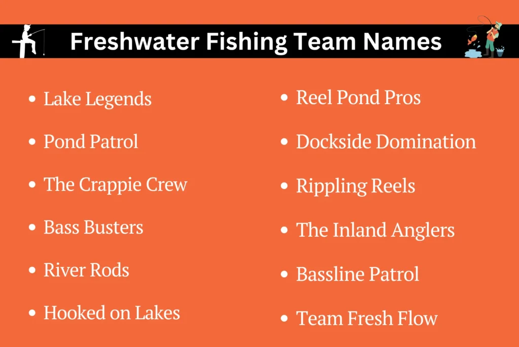 Freshwater Fishing Team Names