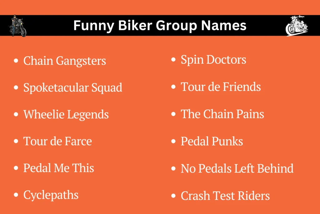 Funny Biker Group Names