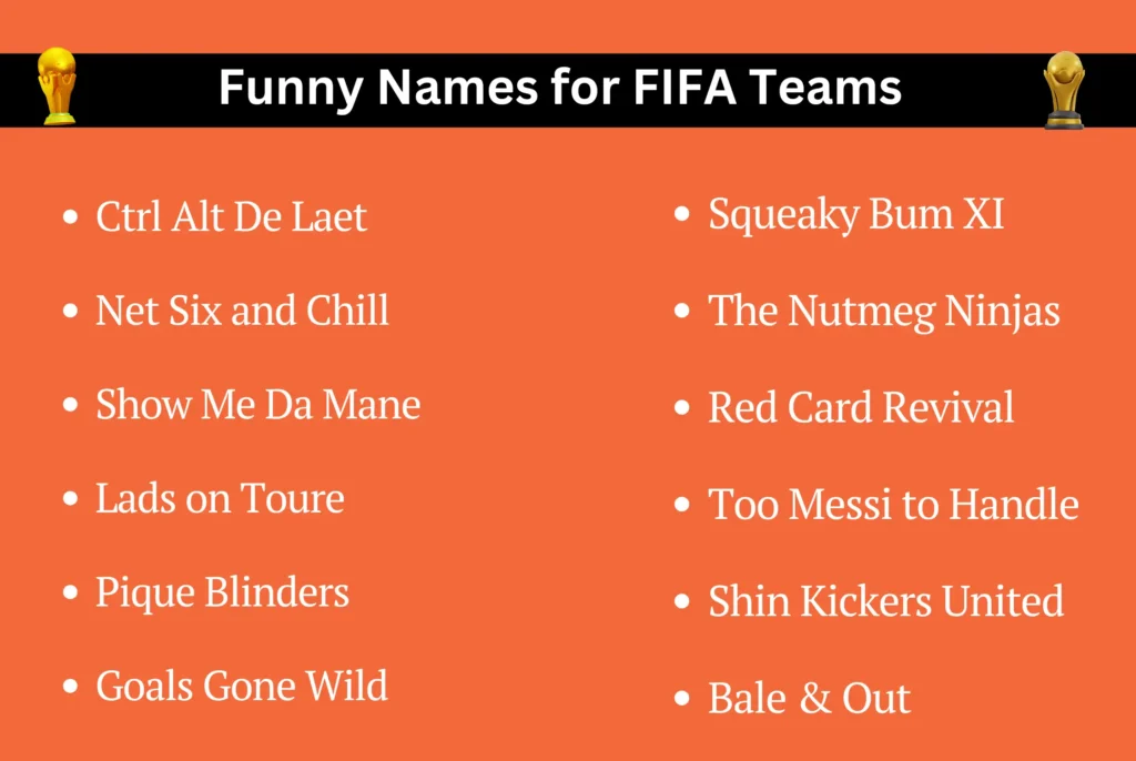 Funny Names for FIFA Teams
