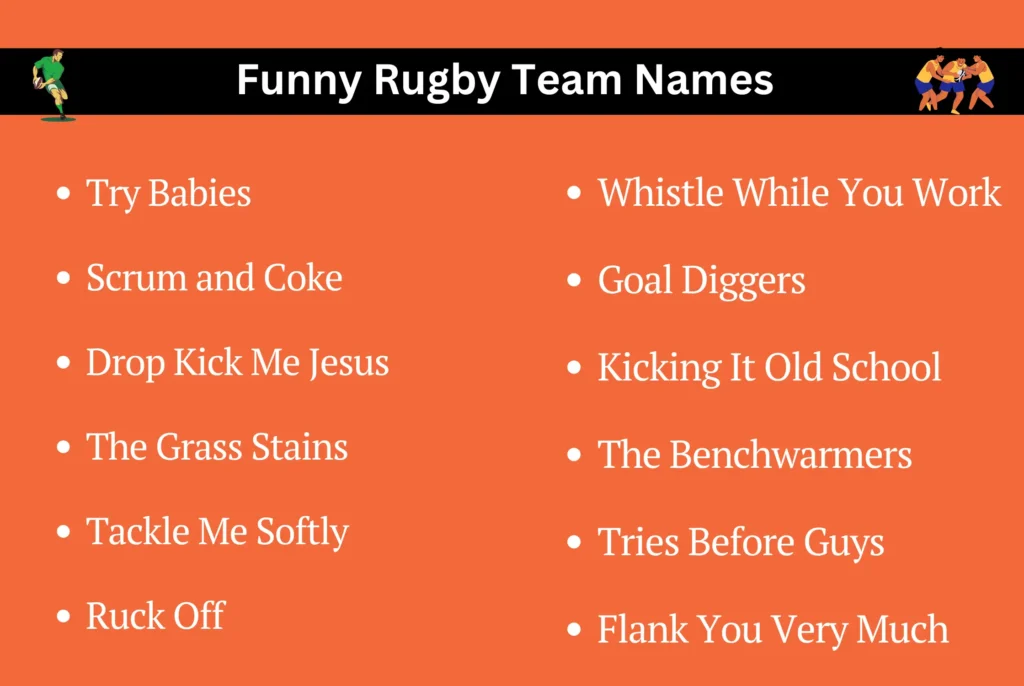 Funny Rugby Team Names
