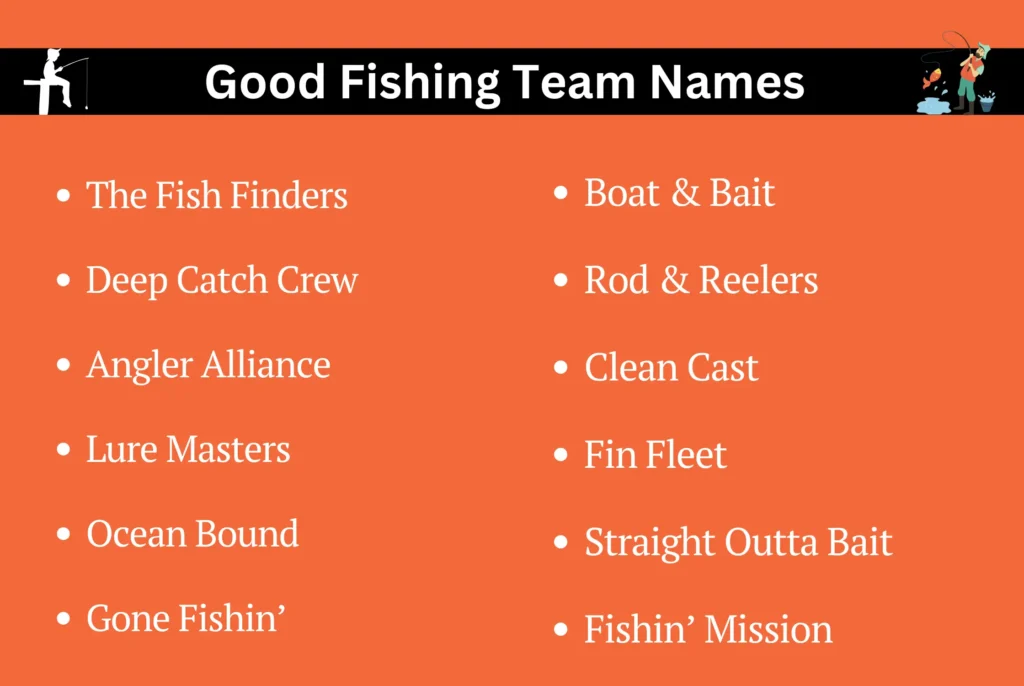 Good Fishing Team Names