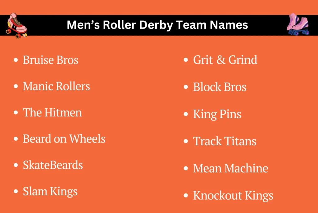 Men’s Roller Derby Team Names