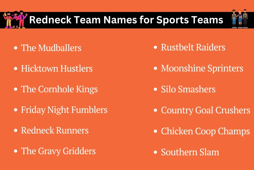 Redneck Team Names for Sports Teams