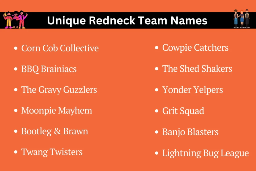 Unique Redneck Team Names