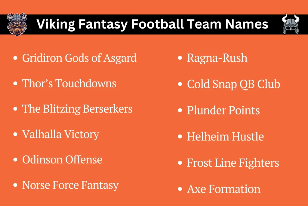 Viking Fantasy Football Team Names
