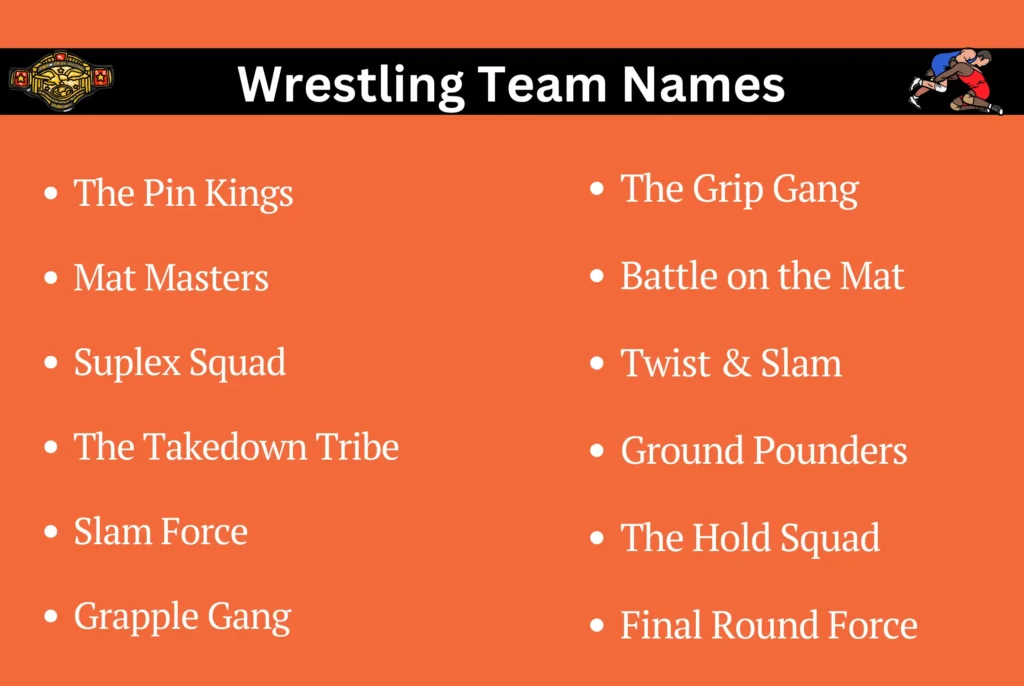 Wrestling Team Names