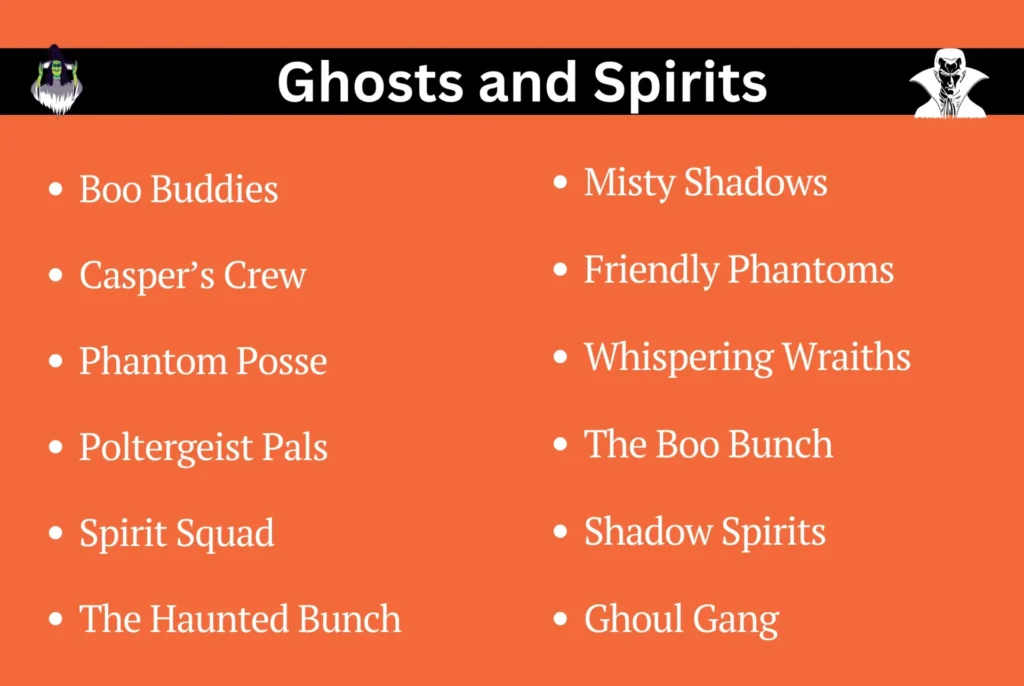 Ghosts and Spirits