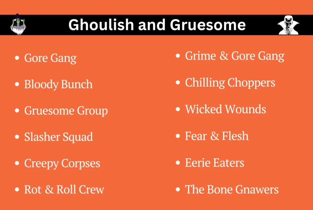 Ghoulish and Gruesome