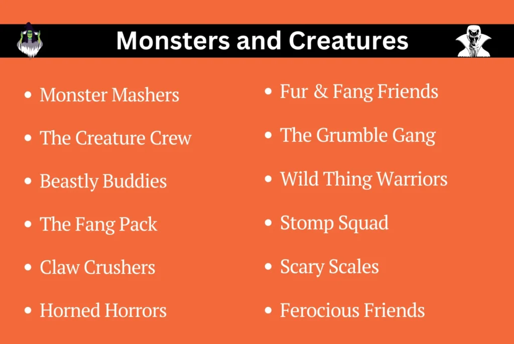 Monsters and Creatures