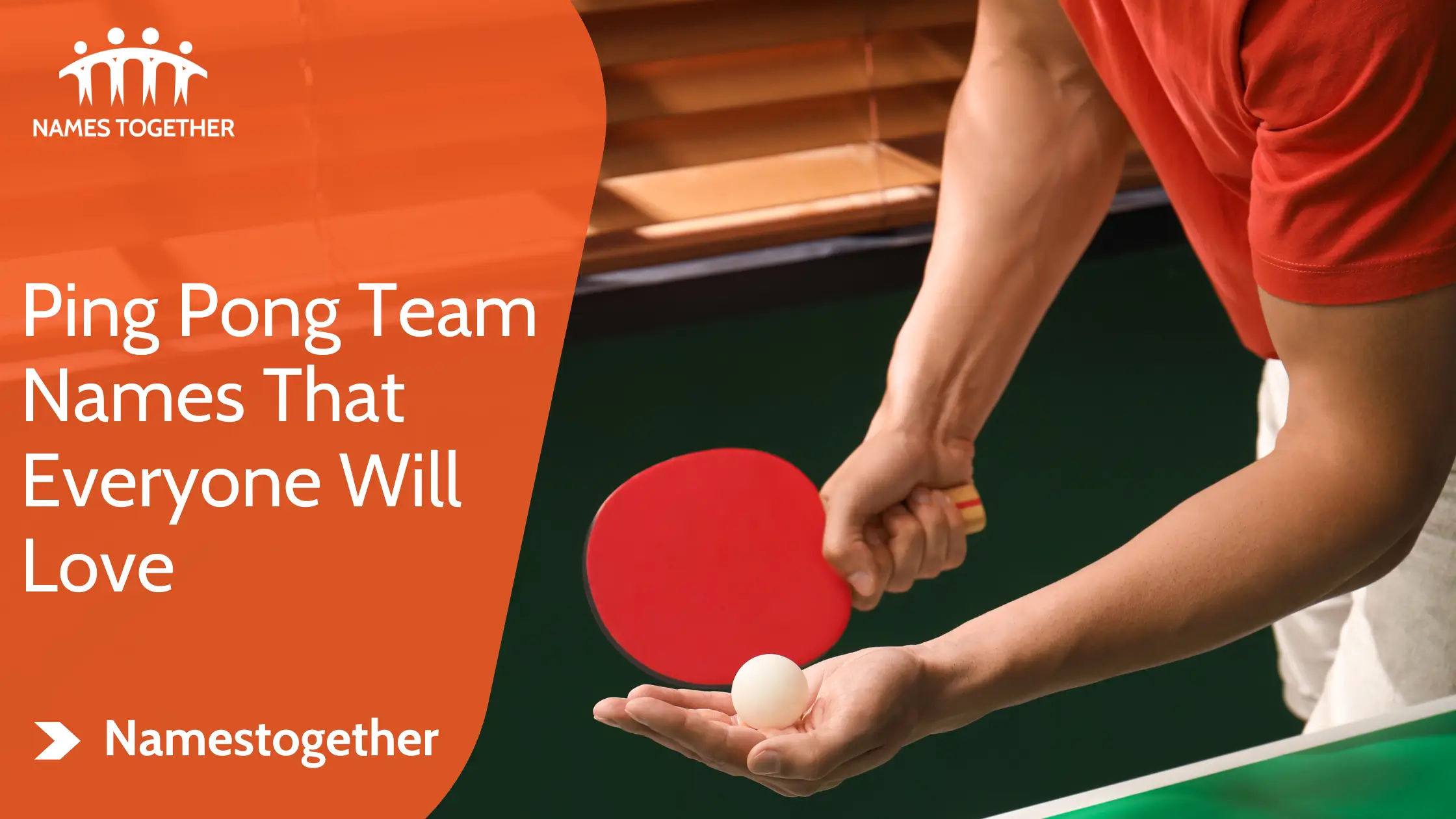 Ping Pong Team Names That Everyone Will Love